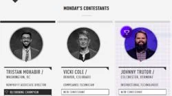 Tristan Mohabir Vs. Vickie Cole Vs. Johnny Trutor, show # 7661.