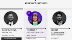 Randy Mathews Vs. Jen Regan Vs. Krishna Veeraraghavan, show # 7683.