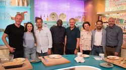 John Torode, Griff Rhys Jones, Paterson Joseph, Jason Priestley, Sigrid