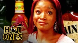 Keke Palmer Laughs Uncontrollably While Eating Spicy Wings