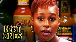 Issa Rae Raps While Eating Spicy Wings