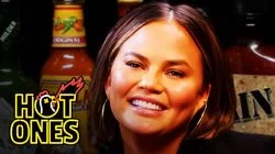 Chrissy Teigen Gets Drunk on Spicy Wings