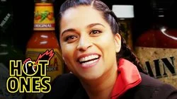 Lilly Singh Fears for Her Life While Eating Spicy Wings