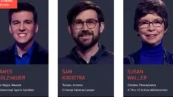 James Holzhauer Vs. Sam Kooistra Vs. Susan Waller, show # 7935.