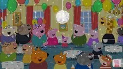 Grandpa Pig's birthday