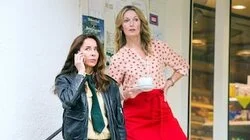 Ein Fußgänger sieht rot