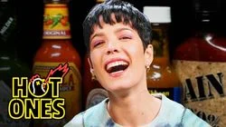 Halsey Experiences the Jersey Devil While Eating Spicy Wings