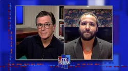 Stephen Colbert from home, with Wesley Lowery, Judd Apatow