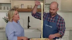 Beef Kebabs and Cheese Bread