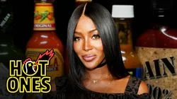 Naomi Campbell Almost Faints While Eating Spicy Wings
