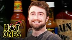 Daniel Radcliffe Catches a Head Rush While Eating Spicy Wings