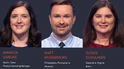 Amanda Ganske Vs. Matt Mcandrews Vs. Susan Schulman, show # 8334.