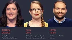 Amanda Ganske Vs. Eliza Cope Vs. Kevin Hirsh, show # 8346.