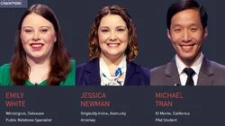 Emily White Vs. Jessica Newman Vs. Michael Tran, show # 8361.