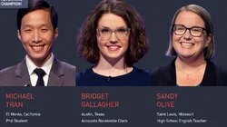 Michael Tran Vs. Bridget Gallagher Vs. Sandy Olive, show # 8362.