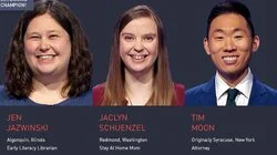 Jen Jazwinski Vs. Jaclyn Schuenzel Vs. Tim Moon, show # 8376.