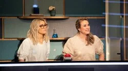 Sambo-dans (Magnus Devold og Maria Stavang mot Helene Spilling og Birgit Skarstein)