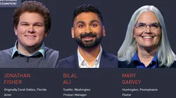 Jonathan Fisher Vs. Bilal Ali Vs. Mary Garvey, show # 8423.