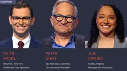 Tyler Rhode Vs. Peter Stein Vs. Judi Dimund, show # 8434.