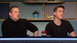 Nervekamp (Niklas Baarli og Benjamin Silseth mot Magnus Devold og Maria Stavang)