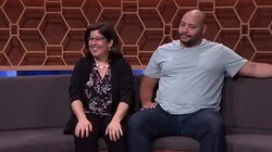 Jackie Tohn and John Michael Higgins vs. Jane Lynch and Colton Dunn