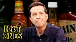 Ed Helms Needs a Mouth Medic While Eating Spicy Wings