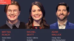 Mattea Roach Vs. Rachel Skytt Vs. Adam Wallick, show # 8553.