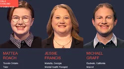 Mattea Roach Vs. Jessie Francis Vs. Michael Graff, show # 8561.