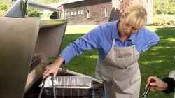Grilled Salmon and Stuffed Tomatoes