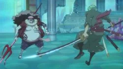 The Battle In The Ryugu Palace! Zoro Vs. Hordy!