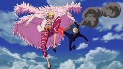 A Big Clash! Sanji vs. Doflamingo!