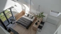 Спальня под новой крышей