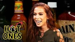 Anitta Lets It Fly While Eating Spicy Wings