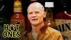 Flea Is Red Hot While Eating Spicy Wings