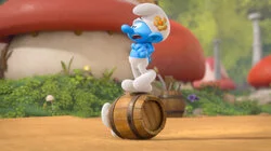 La métamorphose du Schtroumpf Coquet