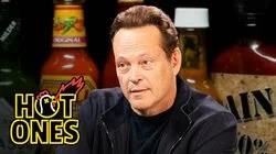 Vince Vaughn Catches a Hot Streak While Eating Spicy Wings