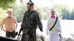 Helstekt gris og grevling i boden