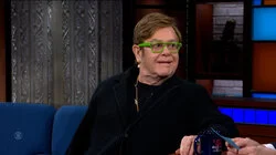 Elton John, Melanie Lynskey, Leon Thomas