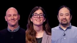 Josh Weikert Vs. Sara Balmuth Vs. Eugene Huang, Show # 9232.