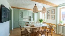 Кухня-гостиная на дачной Даче