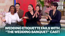 Cast of "The Wedding Banquet"