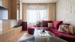 Гостиная в винном цвете