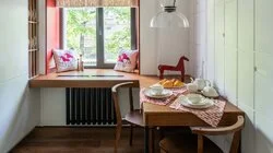 Кухня с берёзкой