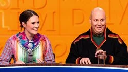 Torbjørn Røe Isaksen og Aslak Heika Hætta Bjørn