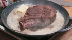 Drop Acid & Butter Baste Steaks