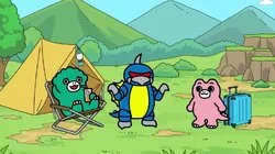 Chibi Minilla Runs Away