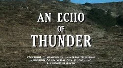 An Echo of Thunder