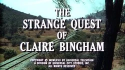 The Strange Quest of Claire Bingham