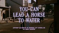 You Can Lead a Horse to Water