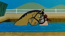 Popeye in the Grand Steeple Chase